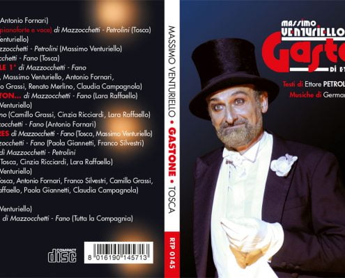 Massimo Venturiello e Tosca GASTONE CD design Baldanello e Ilari